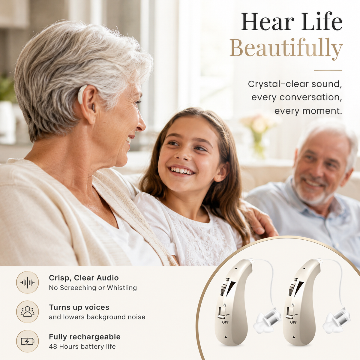 Invisible Behind The Ears Hearing Aids
