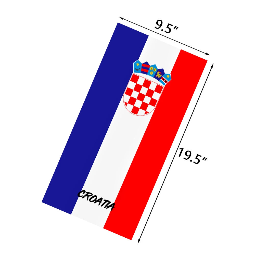 World Football Fans National Flag Bandana Spain Netherlands France Korea Chile Neck Gaiter Seamless Face Mask Men Headwear Scarf