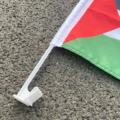 Aerlxemrbrae   NEW 30x45cm Palestine  car flag 12x18inch  Palestinian window flag bearer standard-bearer waving flags