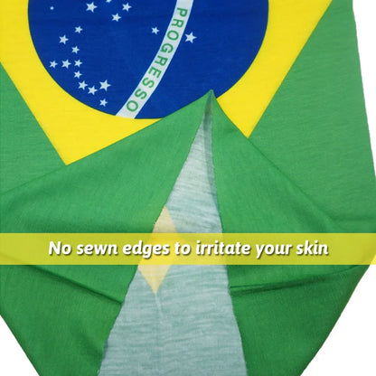 World Football Fans National Flag Bandana Spain Netherlands France Korea Chile Neck Gaiter Seamless Face Mask Men Headwear Scarf