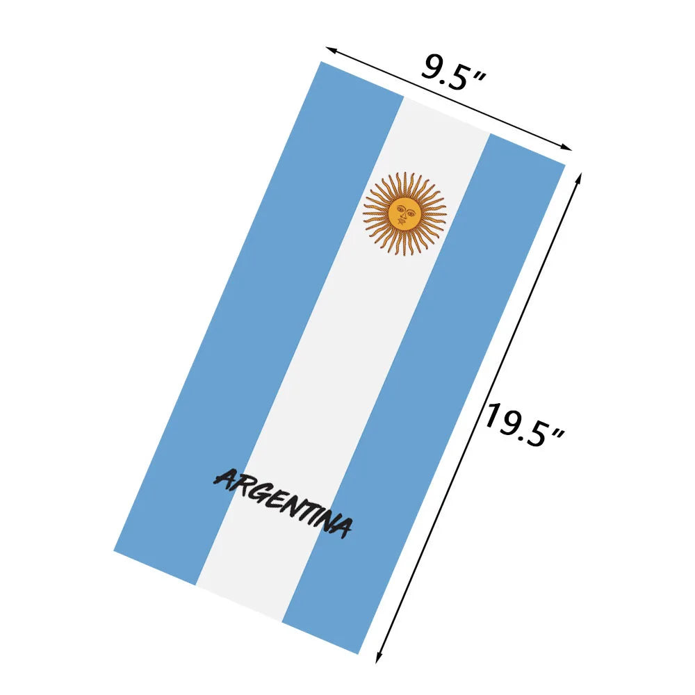 World Football Fans National Flag Bandana Spain Netherlands France Korea Chile Neck Gaiter Seamless Face Mask Men Headwear Scarf