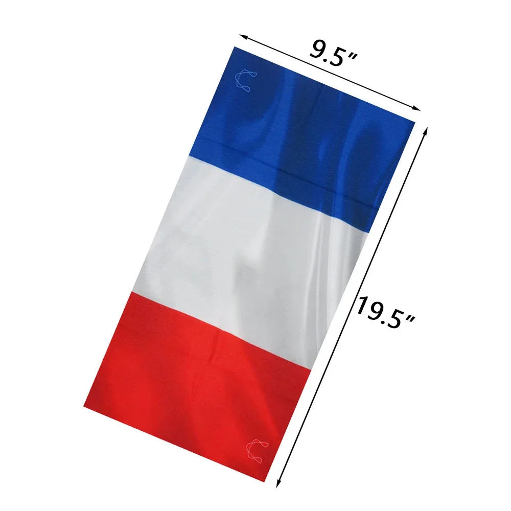 World Football Fans National Flag Bandana Spain Netherlands France Korea Chile Neck Gaiter Seamless Face Mask Men Headwear Scarf