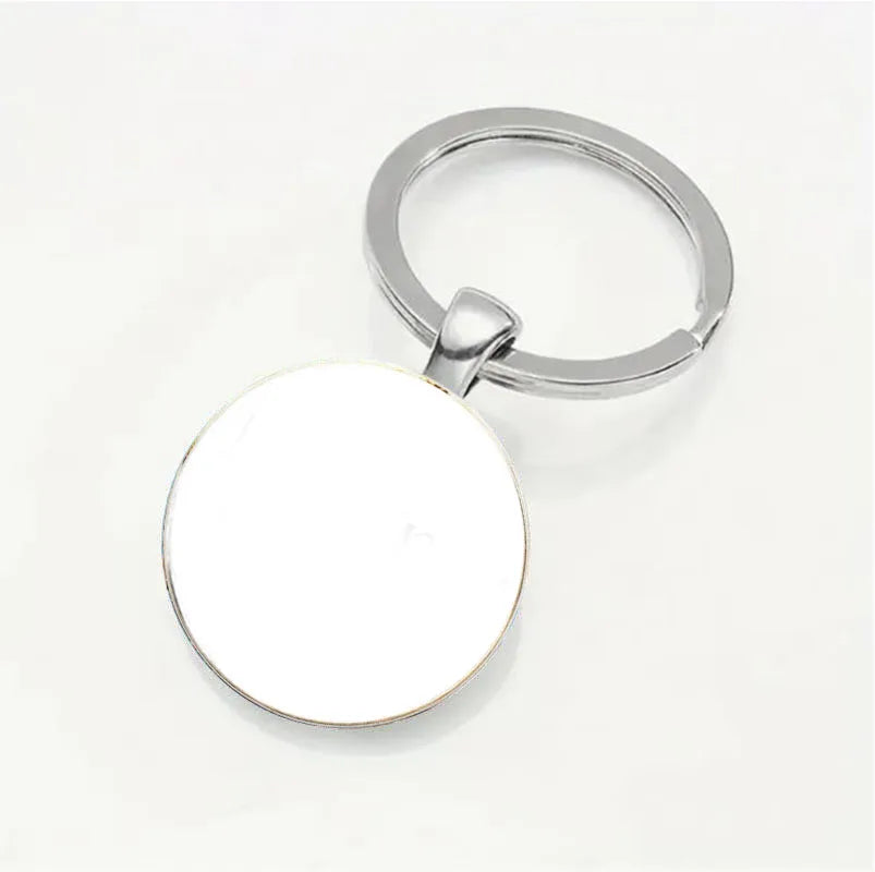 Custom double-sided logo keychain