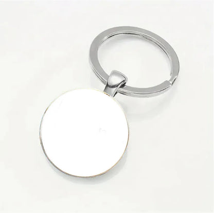 Custom double-sided logo keychain