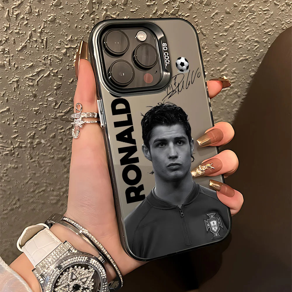 Famous football players C-CR7 Phone Case For iPhone 17 16e 16 15 14 13 12 11 Pro Max XR 8 7 Air Plus Anti Fall Matte Back Cover