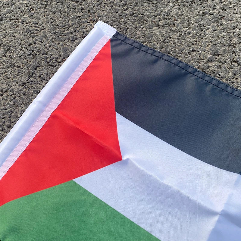 Aerlxemrbrae   NEW 30x45cm Palestine  car flag 12x18inch  Palestinian window flag bearer standard-bearer waving flags