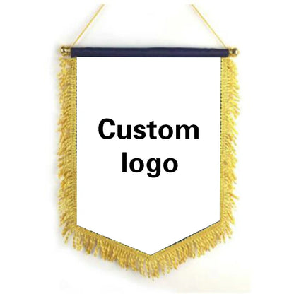 aerxemrbrae  8*12cm  Car Window Decoration Polyester   Ukraine Hanging pennant Flags       Ukraine  Mini Pennant