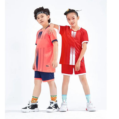 Adult Kid Soccer Jerseys Men Football Uniforms Shirts Women Futsal Sportswear Kit Training Tracksuit Child Sports Suit