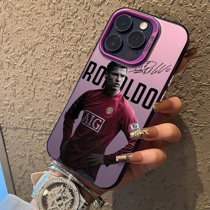Famous football players C-CR7 Phone Case For iPhone 17 16e 16 15 14 13 12 11 Pro Max XR 8 7 Air Plus Anti Fall Matte Back Cover