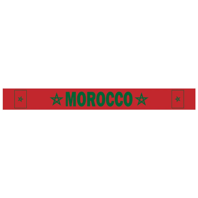 xvggdg  14x130cm  National Team Football Fans Scarf   Argentina france  Morocco  Croatia Tassel Flags Scarf   Souvenir