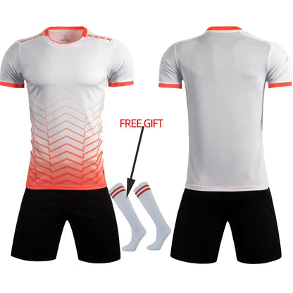 Adult Kids Football Jersey Men Customize Soccer Uniforms Sports Clothes Women Futsal Sportswear Child Training Tracksuit Outfit