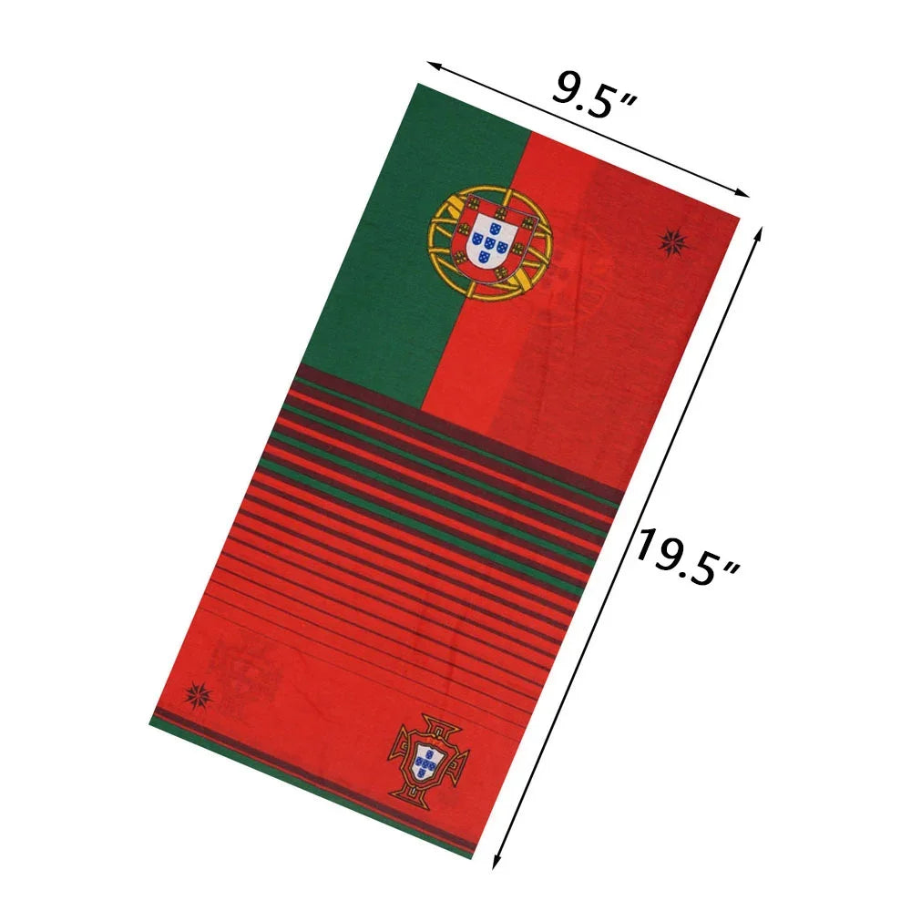 World Football Fans National Flag Bandana Spain Netherlands France Korea Chile Neck Gaiter Seamless Face Mask Men Headwear Scarf