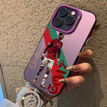 Famous football players C-CR7 Phone Case For iPhone 17 16e 16 15 14 13 12 11 Pro Max XR 8 7 Air Plus Anti Fall Matte Back Cover